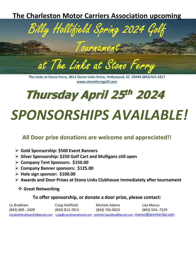 Billy Hollifield Spring Golf Tournament