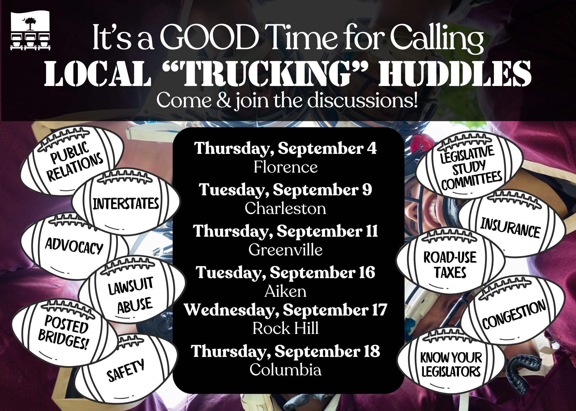 local trucking huddles